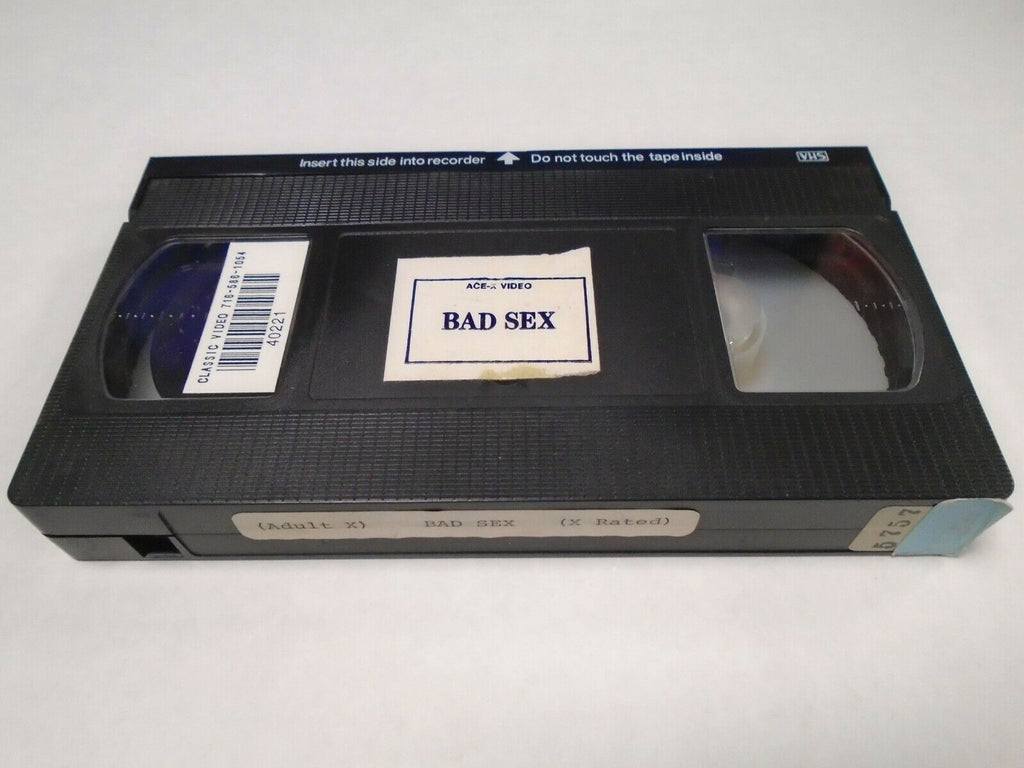 Bad Sex Ace-X Video Vintage Adult VHS 021519AMP3