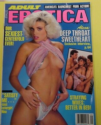 Adult Erotica Magazine Deep Throat Alexa September 1988 120412lm-epa