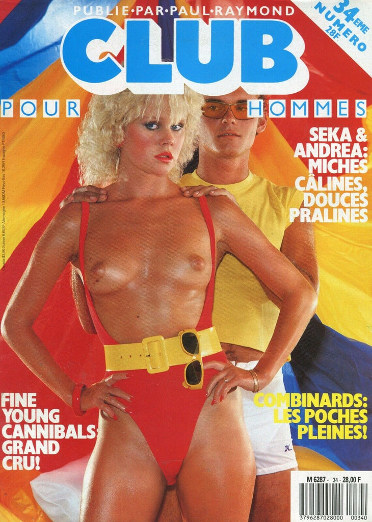 Club Pour Hommes French Magazine Seka May 1989 Paul Raymond 052319lm-ep - New