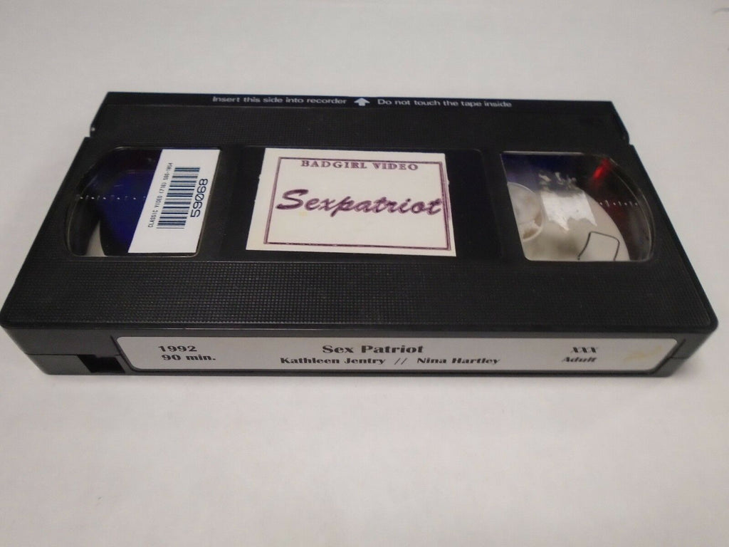 Sex Patriot Kathleen Jentry Nina Hartley 1992 90mins Adult VHS 011619AMP2