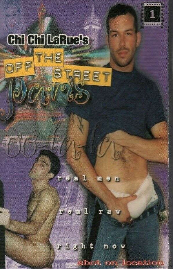 Chi Chi LaRue's Off The Street Paris Brock Mickford Randall Adult VHS 061819AMP2