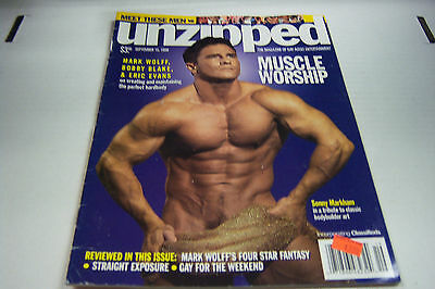 Unzipped Adult Gay Magazine September 1998 Sonny Markham 090812ELP