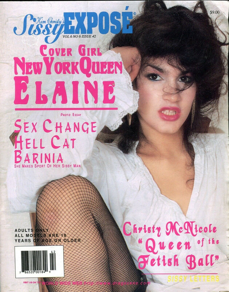 Sissy Expose Magazine NY Queen Elaine vol.6 #6 1998 Magcorp 071519lm-ep