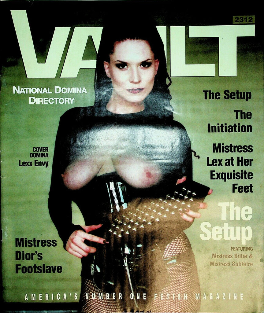 Vault Fetish Newspaper Cover Domina Lexx Envy #2312 2001 021820lm-ep