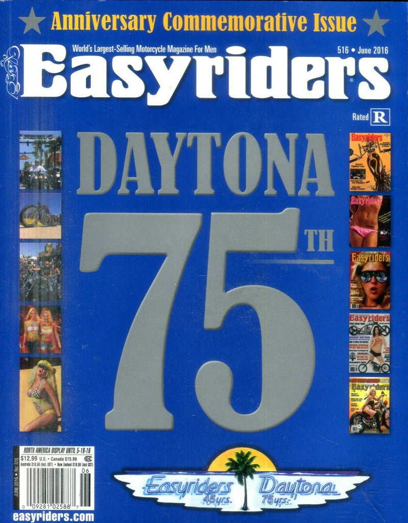 Easy Riders Daytona 75th Anniversary Commemorative Issue June 2016 031119lm-ep