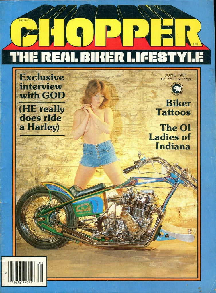 Chopper Biker Magazine Biker Tattoos June 1981 050919lm-ep