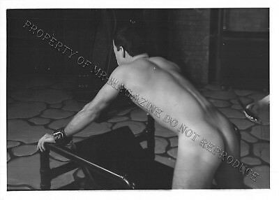 Adult Photo 1990s B&W 5x7 Bondage Man Bound & Dominated Sexy Dirty Blonde 329ye