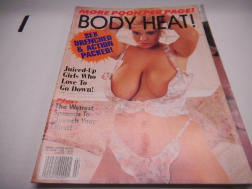 Body Heat Busty Adult Magazine "Sex Drenched & Action Packecd!" February 1993