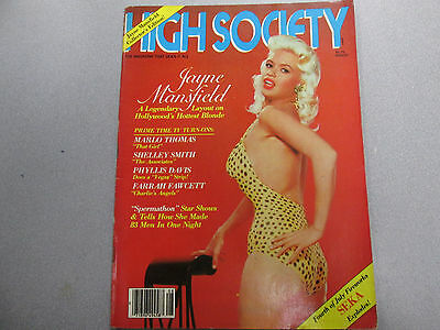 High Society Adult Magazine Jayne Mansfield Collector Edition 022615lm-ep