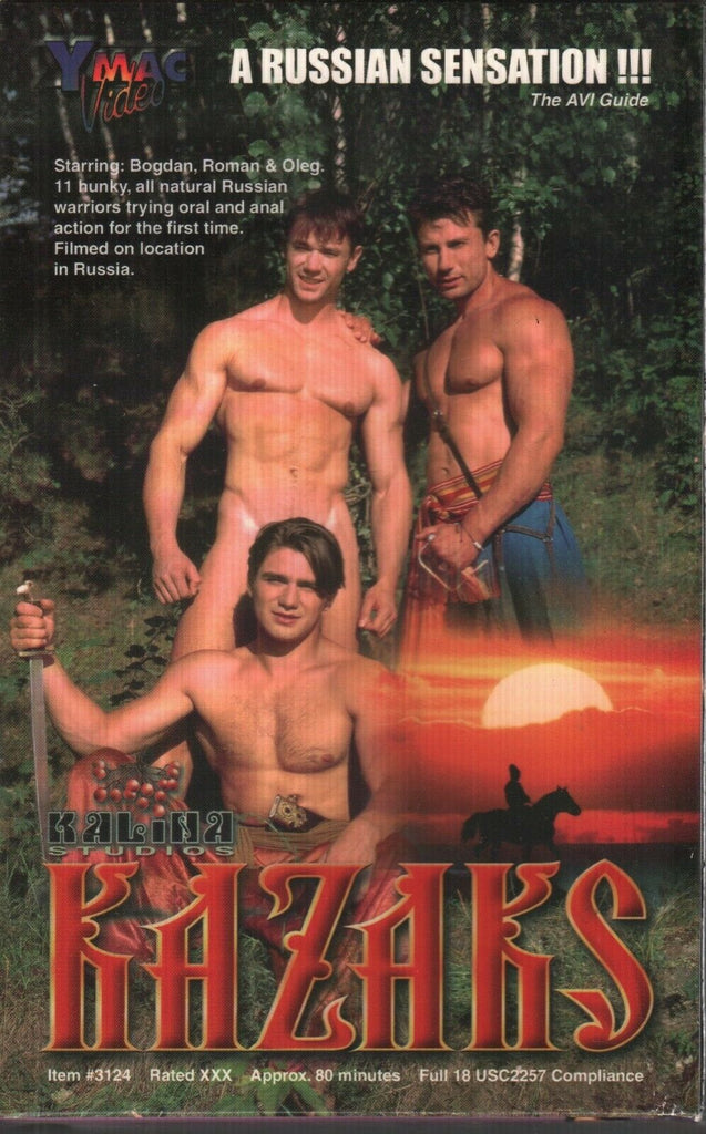 Kazaks Bogdan Roman Oleg Hunky Russians Gay Male Adult VHS 080119AMP2