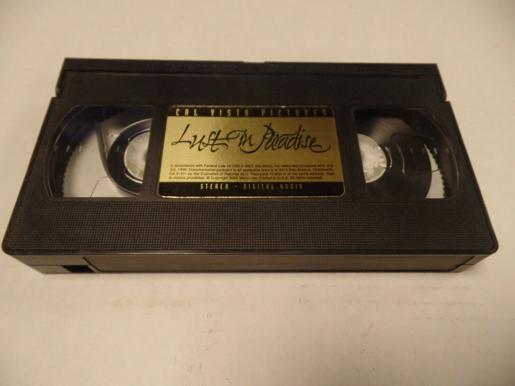 Lust in Paradise Cal Vista Pictures 2000 Adult VHS 051719AMP2