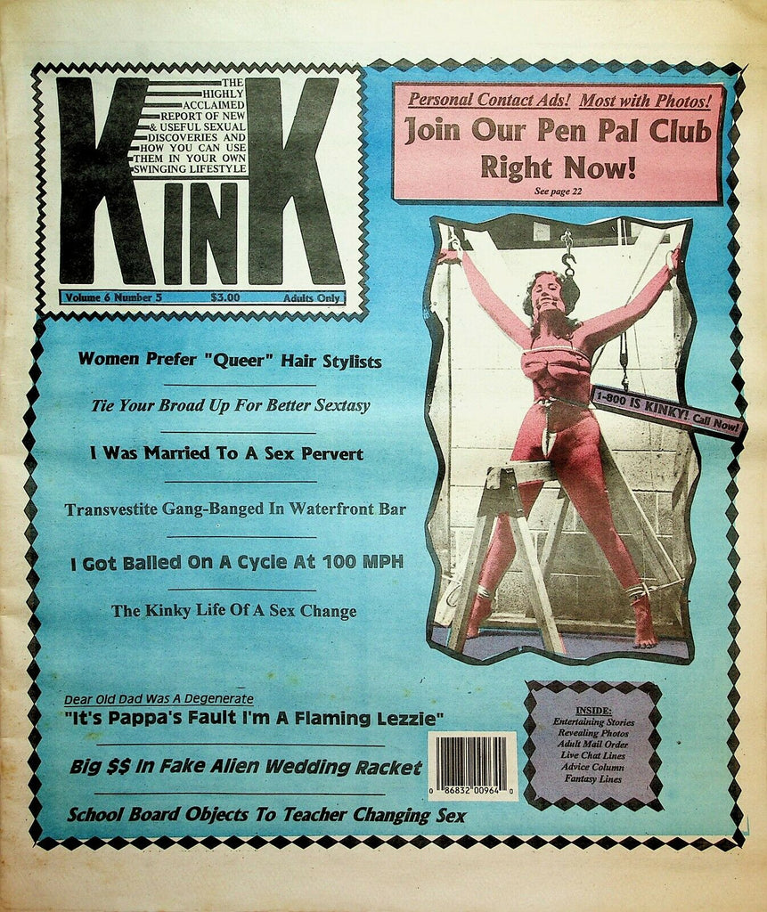 Kink Fetish Newspaper Better Sextasy vol.6 #5 1990 030220lm-ep
