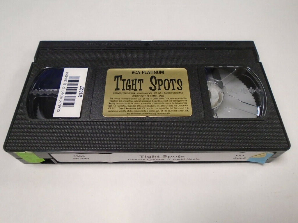 Tight Spots 1989 86mins Cherrie LaVeux Nikki Neals Adult VHS 050919AMP