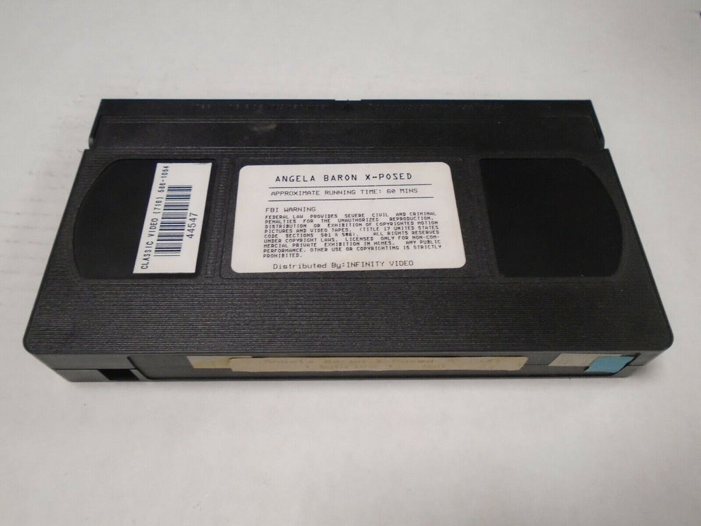 Angela Baron X-Posed Infinity Video 60mins Adult VHS 032519AMP