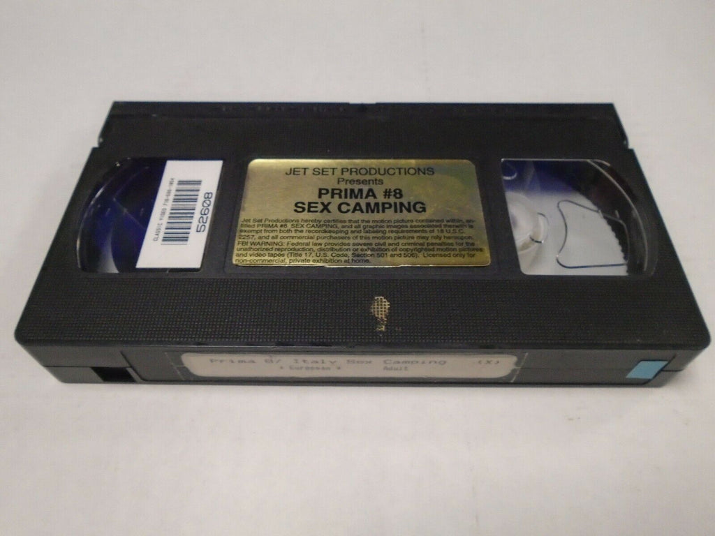 Sex Camping Prima #8 Jet Set Productions European Adult VHS 031919AMP2