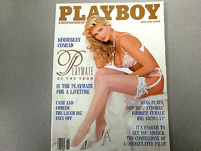 Playboy Adult Magazine Kimberley Conrad Playmate Of Year June 1989 120814lm-ep