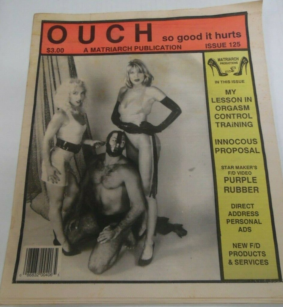Ouch Fetish Newspaper Orgasm Control Training #125 1996 121319lm-ep