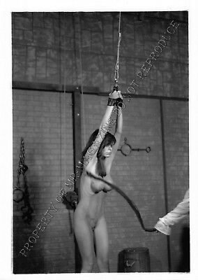 Adult Vintage B&W Photo 5x7 HOM Bondage Ashley Renee Bound & Dominated 110VL