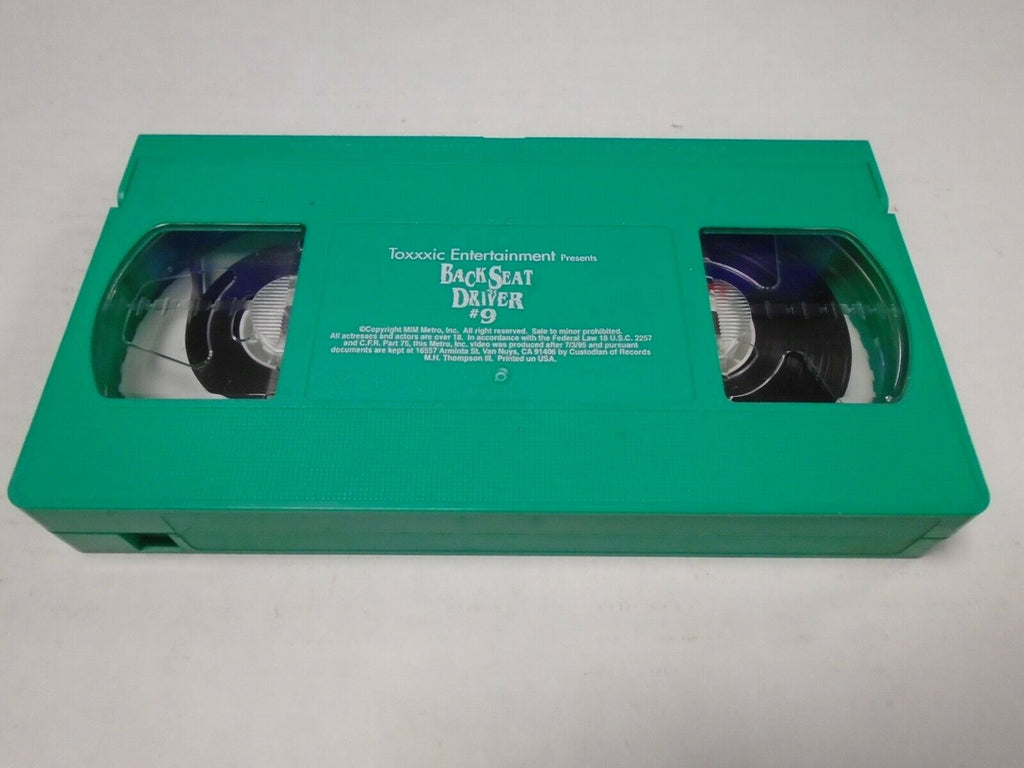 Backseat Drier #9 Caroline Cage Mark Davis 1999 140mins Adult VHS 020719AMP
