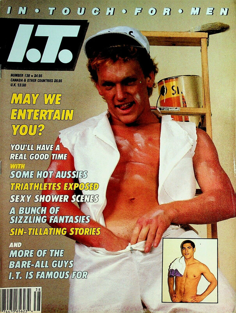 In Touch Gay Magazine Cover Guy Kurt Lunz #138 May 1988 120620lm-ep2