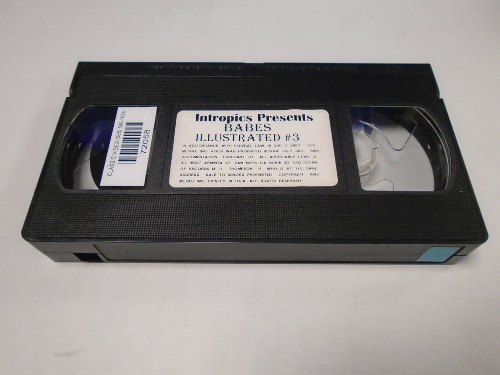 Babes Illustrated #3 Intropics Video Adult VHS 030419AMP3