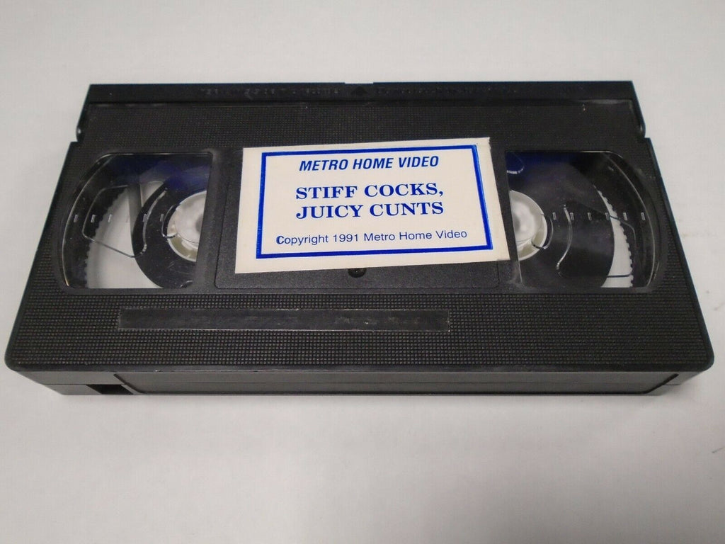 Stiff Cocks Juicy Cunts 1991 Metro Video Adult VHS 022119AMP