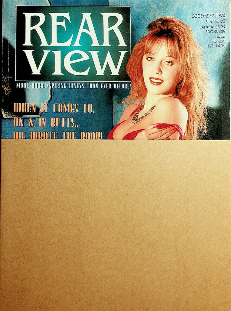 Rear View Magazine Return Of Ginger Lynn December 1994 new 060420lm-ep