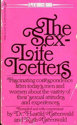 The Sex-Life Letters Novel by Dr. Harold & Ruth Greenwald 1973 042214lm-epa2