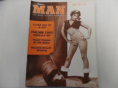 Modern Man Adult Magazine Dolores Donlon May 1954 ex 021316lm-ep