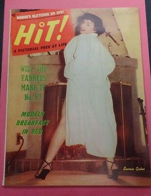 Hit! Adult Magazine Susan Gates May 1953 vg 122215lm-ep