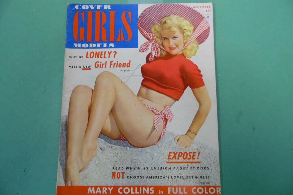 Cover Girls Models Magazine Mary Collins December 1950 102916lm-ep