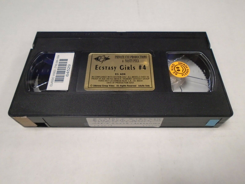 Ecstasy Girls #4 Misty Rain Nicole 2001 100mins Adult VHS 031219AMP2