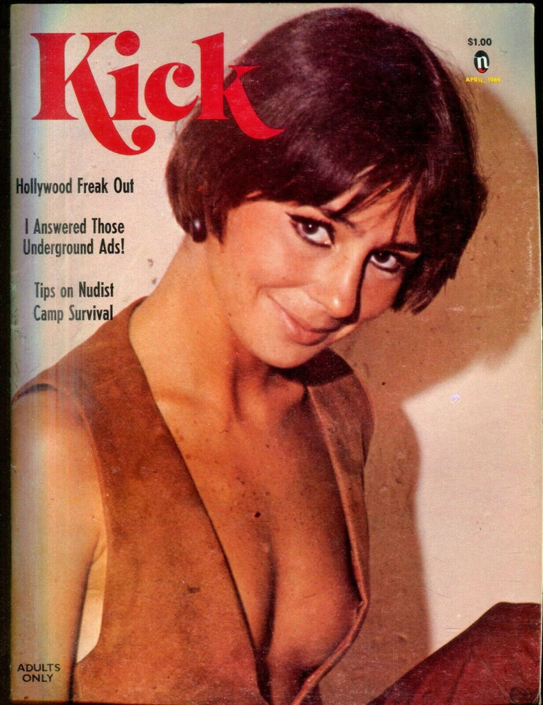 Unbranded Kick Magazine Tips On Nudist Camp April 1969 022019lm-ep