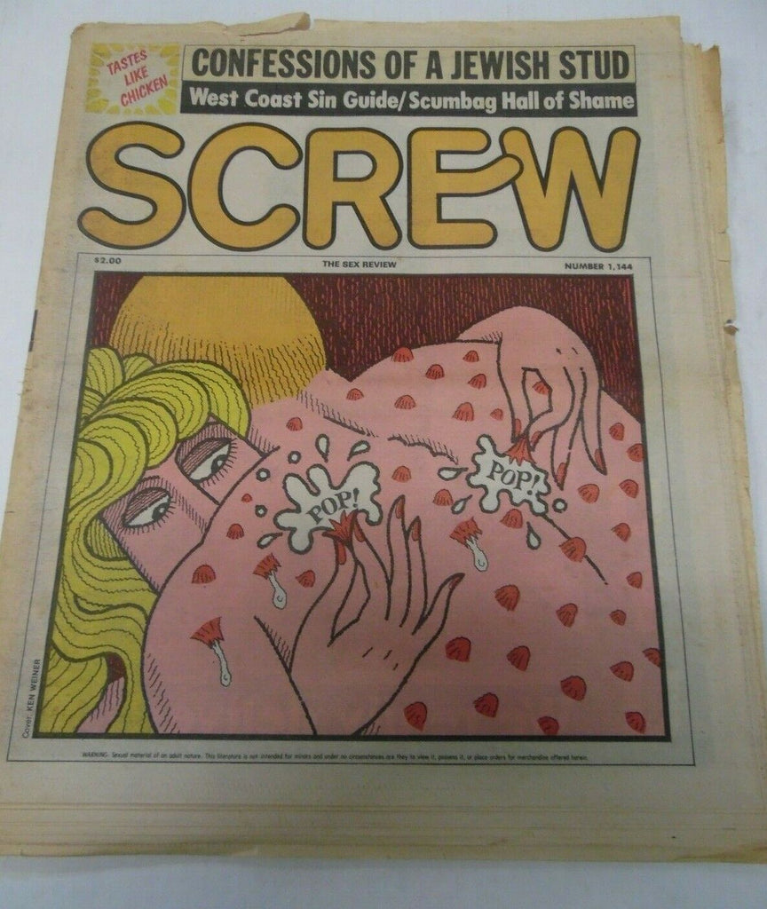 Screw Newspaper Gilbert Gottfried Interview #1144 1991 012920lm-ep