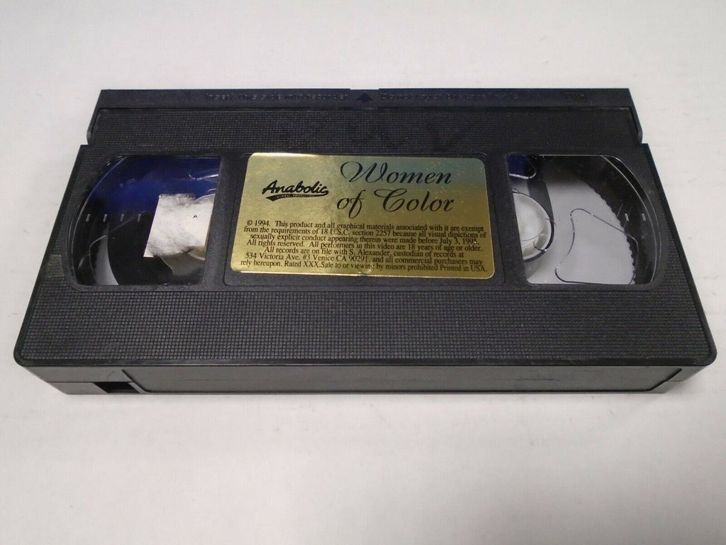 Women of Color 1994 Anabolic Video Adult VHS 040419AMP3