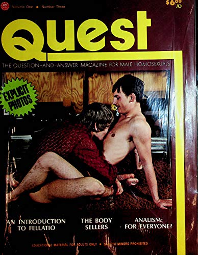 Quest Gay Magazine Questions And Answers vol.1 #3 1977