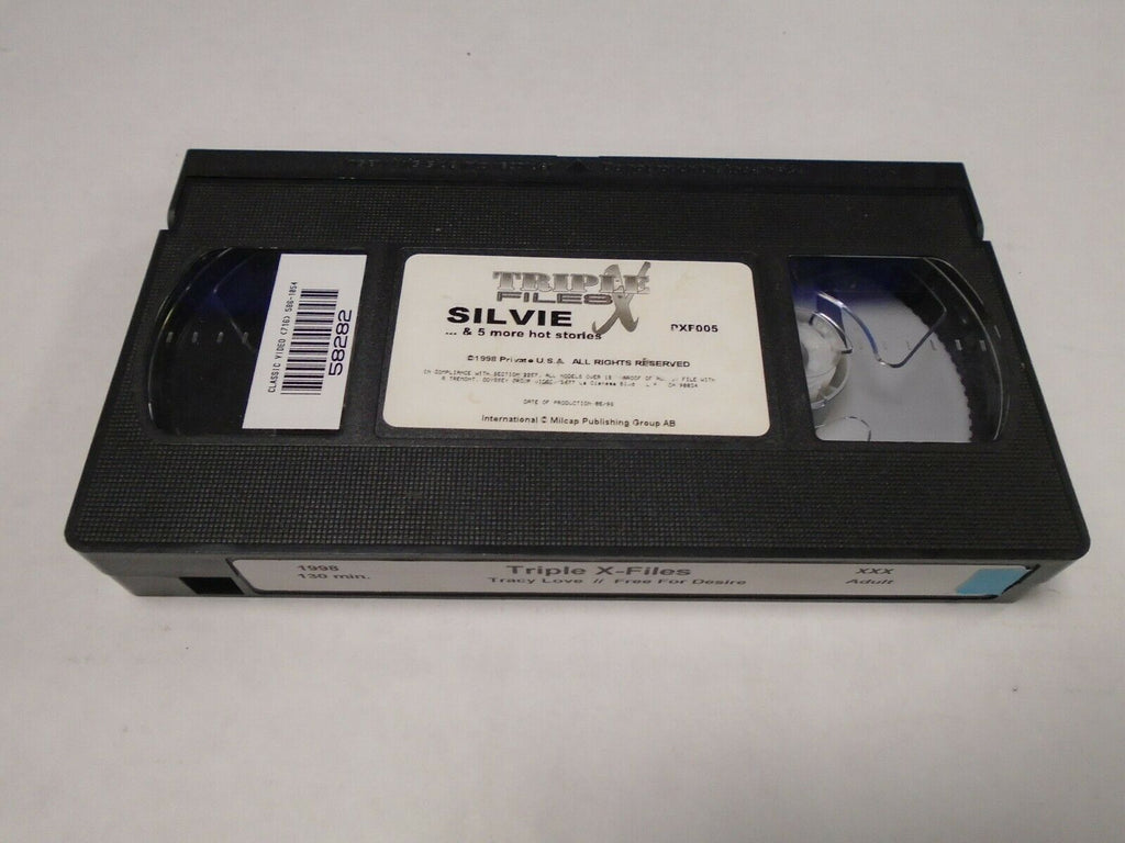 Triple X-Files Tracy Love 1998 130mins Adult VHS 050119AMP