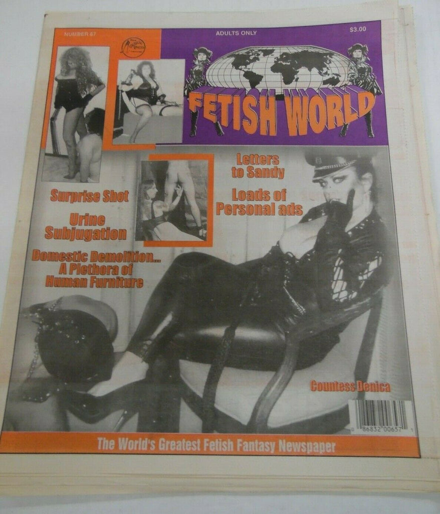 Fetish World Newspaper Countess Denica #87 1995 120819lm-ep