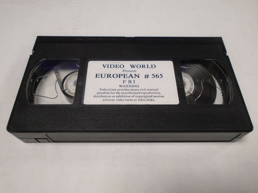 European #565 Horniest XXX Models Europe Vintage Adult VHS 011619AMP