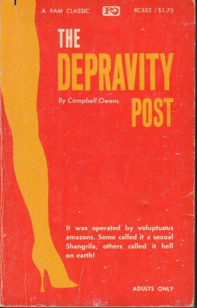 The Depravity post Campbell Owens Ram Classic 1989 Adult Book 041318DBEP