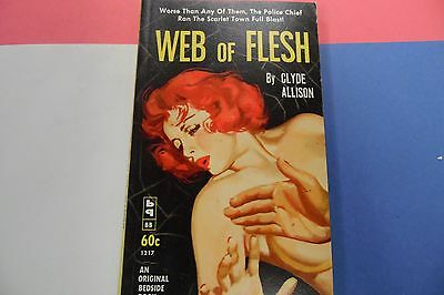 Web Of Flesh Adult Novel by Clyde Allison 1962 062716lm-ep2