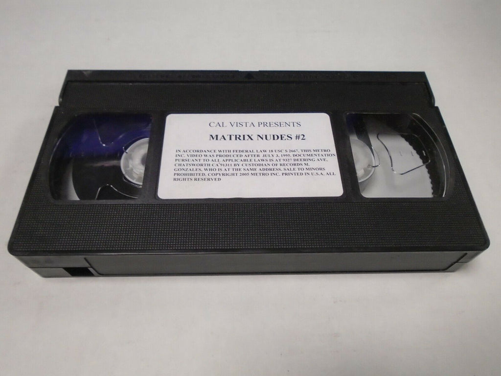 Matrix Nudes #2 Cal Vista 1995 Adult VHS 040219AMP2