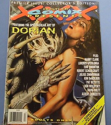 Hustler Comix XXX Magazine Art Of Dorian vol.1 #1 1999 071813lm-epa3