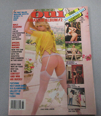 Oui Adult Magazine Amateur Album #2 Jeanne Fine 1986 vg 031815lm-ep