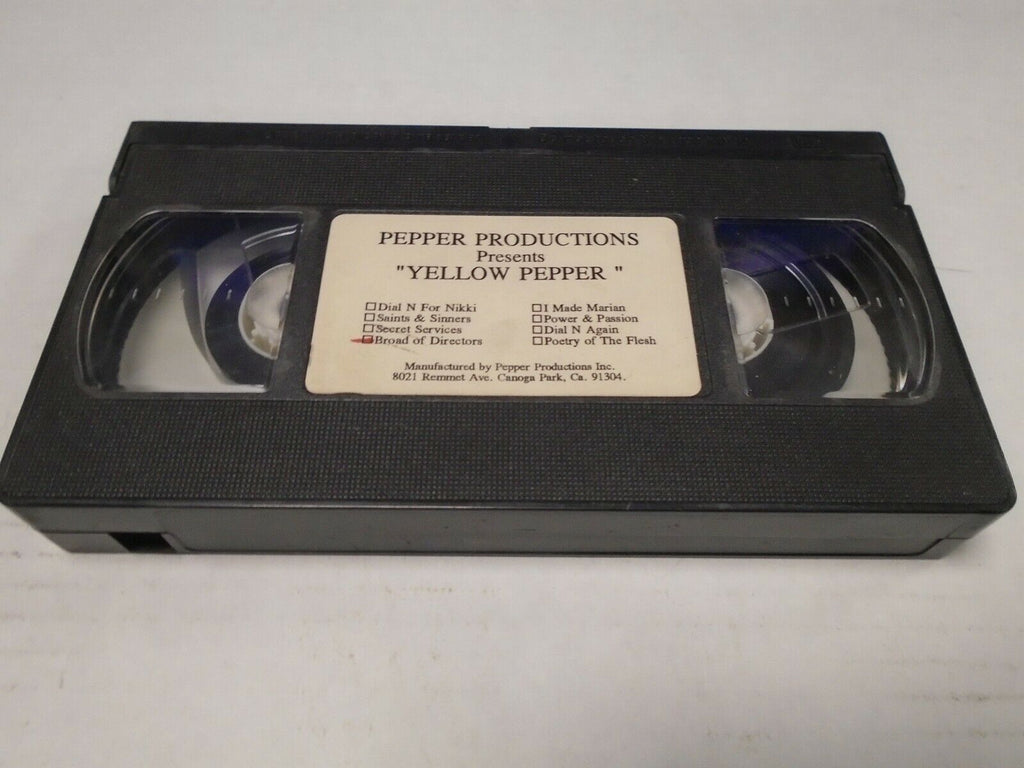 Yellow Pepper Pepper Productions Adult VHS 032719AMP2