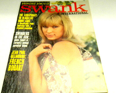 Swank Busty Adult Magazine "Jean Paul Belmondo" December 1966 110713lm-ep