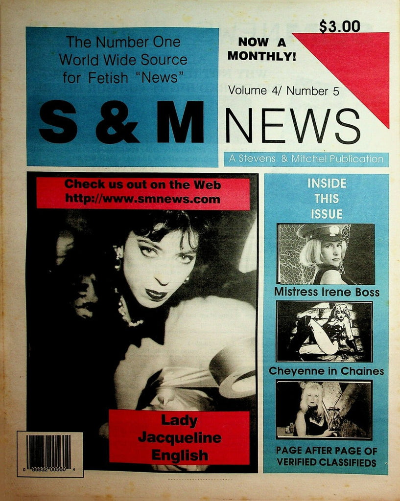 S & M News Newspaper Lady Jacqueline English vol.4 #5 1997 030320lm-ep