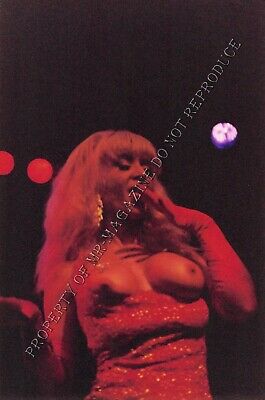 Nina Hartley Candid Original 4x6 Photo 1990s Performing Nude at Live Show 352ig