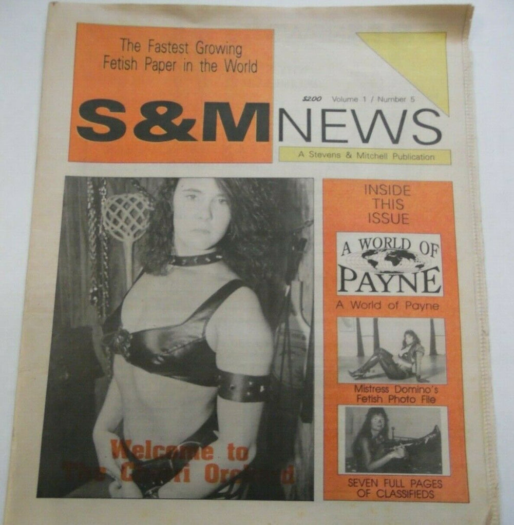 S & M News A World Of Payne vol.1 #5 1991 013020lm-ep