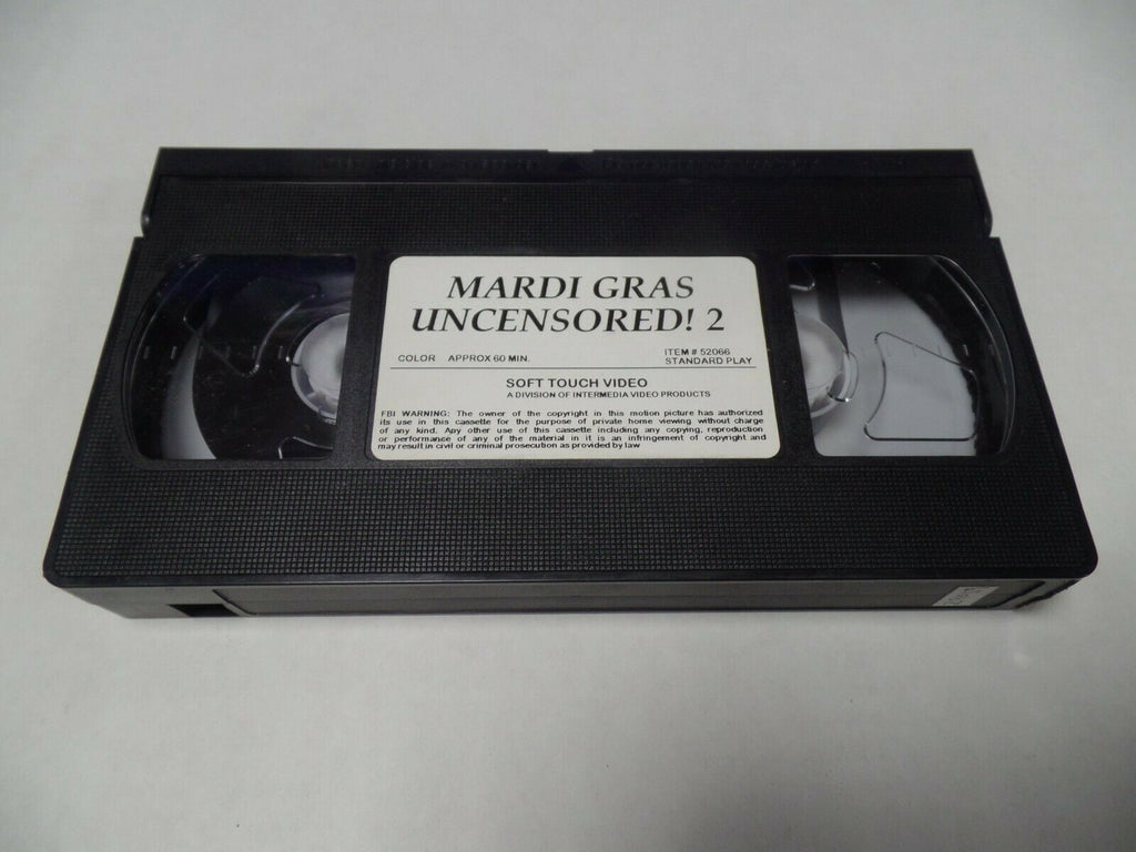 Mardi Gras Uncensored 2 60mins Adult VHS 052819AMP2